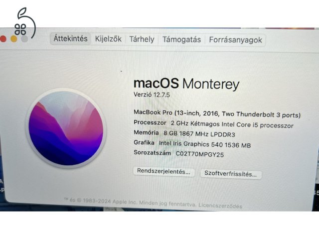 Macbook Pro 2GHZ i5 8GB