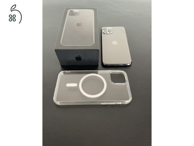 IPHONE 11 PRO 64GB Space Gray Gyárilag Kártyafüggetlen Aksi 100%  (Makulátlan)