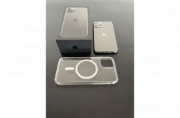 IPHONE 11 PRO 64GB Space Gray Gyárilag Kártyafüggetlen Aksi 100%  (Makulátlan)