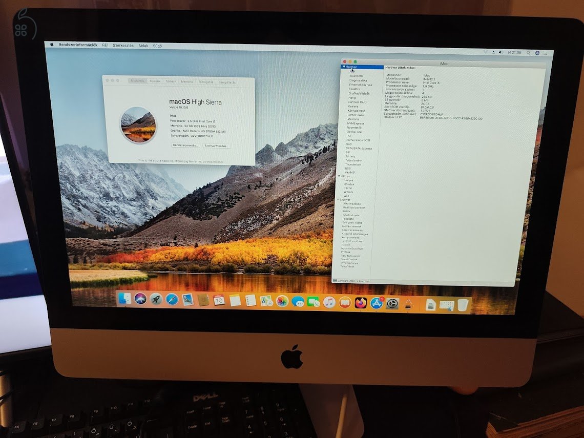 Imac 21,5 core i5 