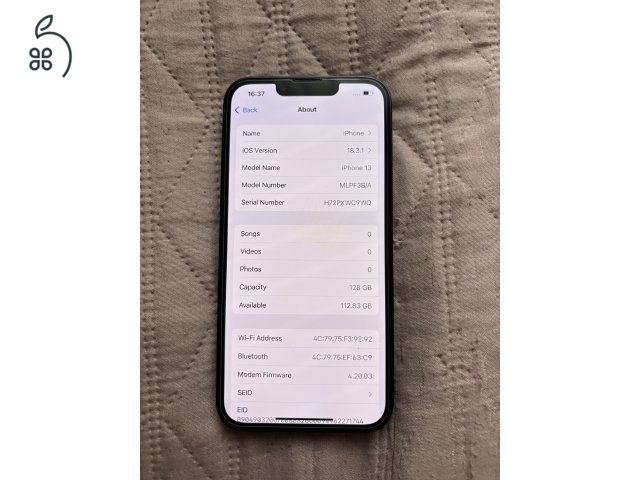 Iphone 13 128 gb-os black