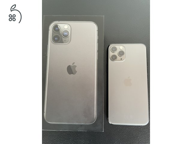 APPLE IPHONE 11 PRO 64GB Space Gray Gyárilag Kártyafüggetlen Aksi 100% (Makulátlan) 