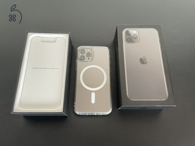 APPLE IPHONE 11 PRO 64GB Space Gray Gyárilag Kártyafüggetlen Aksi 100% (Makulátlan) 