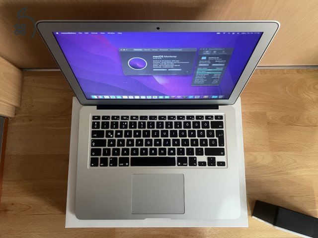 2015 MacBook Air 13 / i5 / 8GB / 128GB SSD / Új 100% Aksival / Eladó ! ! !