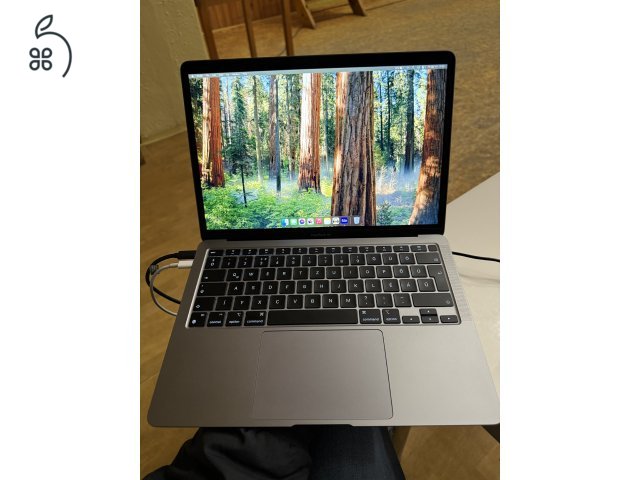 MacBook Air M1 8/256, 100% akku, garanciával, újszerű