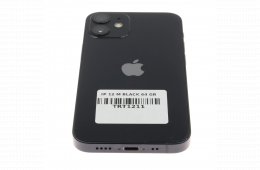 !! 1 ÉV GARANCIA !! Apple iPhone 12 Mini 64 GB Black 100%