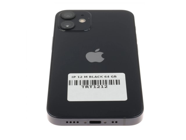 !! 1 ÉV GARANCIA !! Apple iPhone 12 Mini 64 GB Black 100%