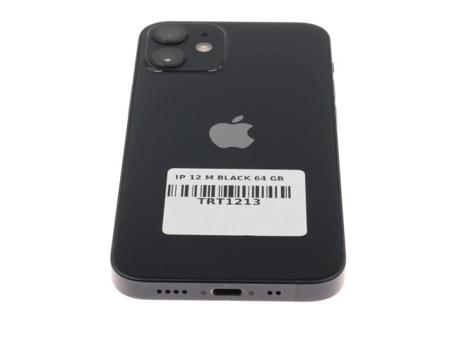 !! 1 ÉV GARANCIA !! Apple iPhone 12 Mini 64 GB Black 100%