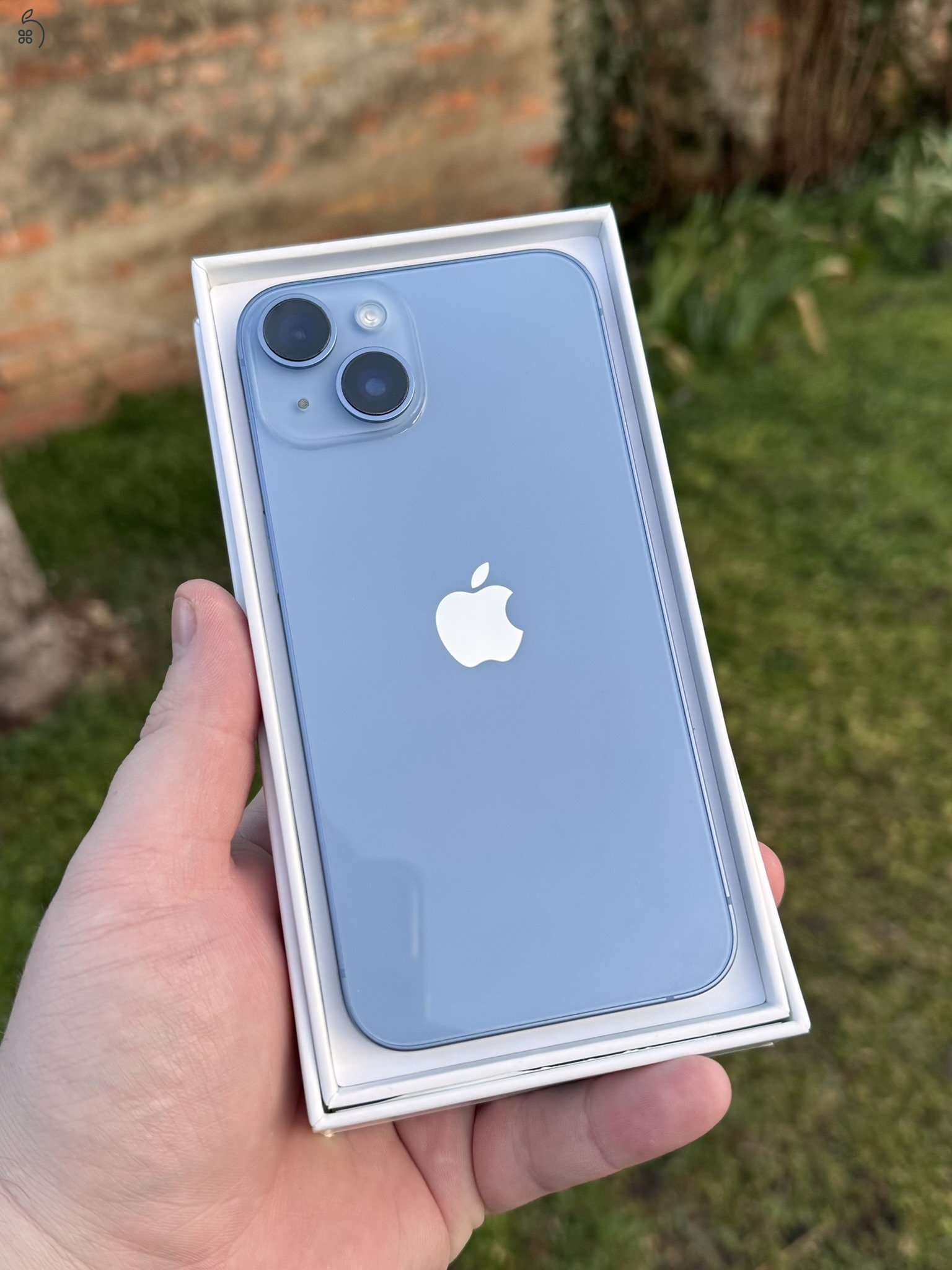 Iphone 14 Kék 128Gb - 86% akku - Független - Garanciás