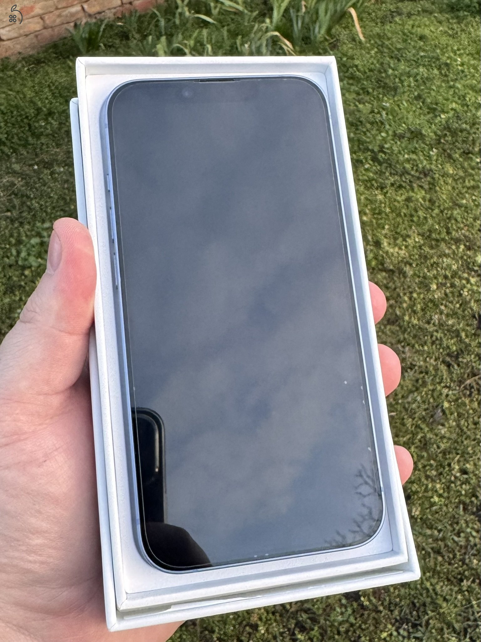Iphone 14 Kék 128Gb - 86% akku - Független - Garanciás