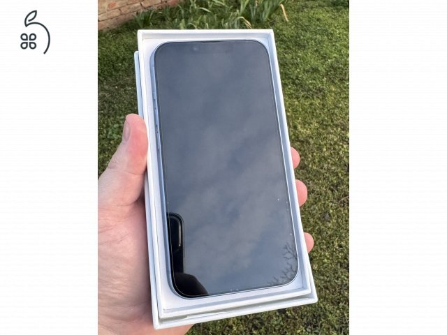 Iphone 14 Kék 128Gb - 86% akku - Független - Garanciás
