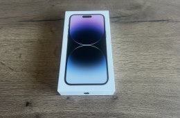 Mint az új ! 14 Pro MAX 256 GB Deep Purple - FULLDOBOZ - APCOM