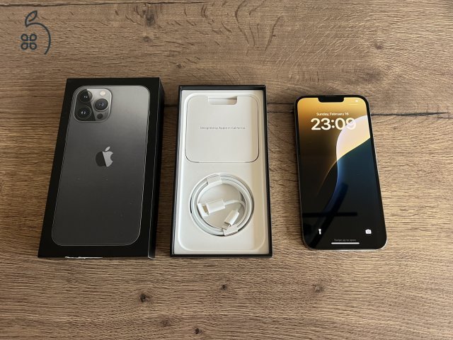 iPhone 13 Pro MAX 128 GB Graphite - 4 hónap Apple szervízgarancia