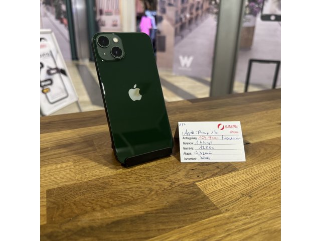 137. Apple iPhone 13 - 128 GB - Zöld - Független - Újszerű