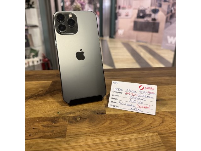 133. Apple iPhone 13 Pro Max - 256 GB - Grafit - ÚJ AKKU