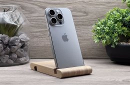 iPhone 15 Pro Natural Titanium 128GB 2 ÉV Garanciával Számlával