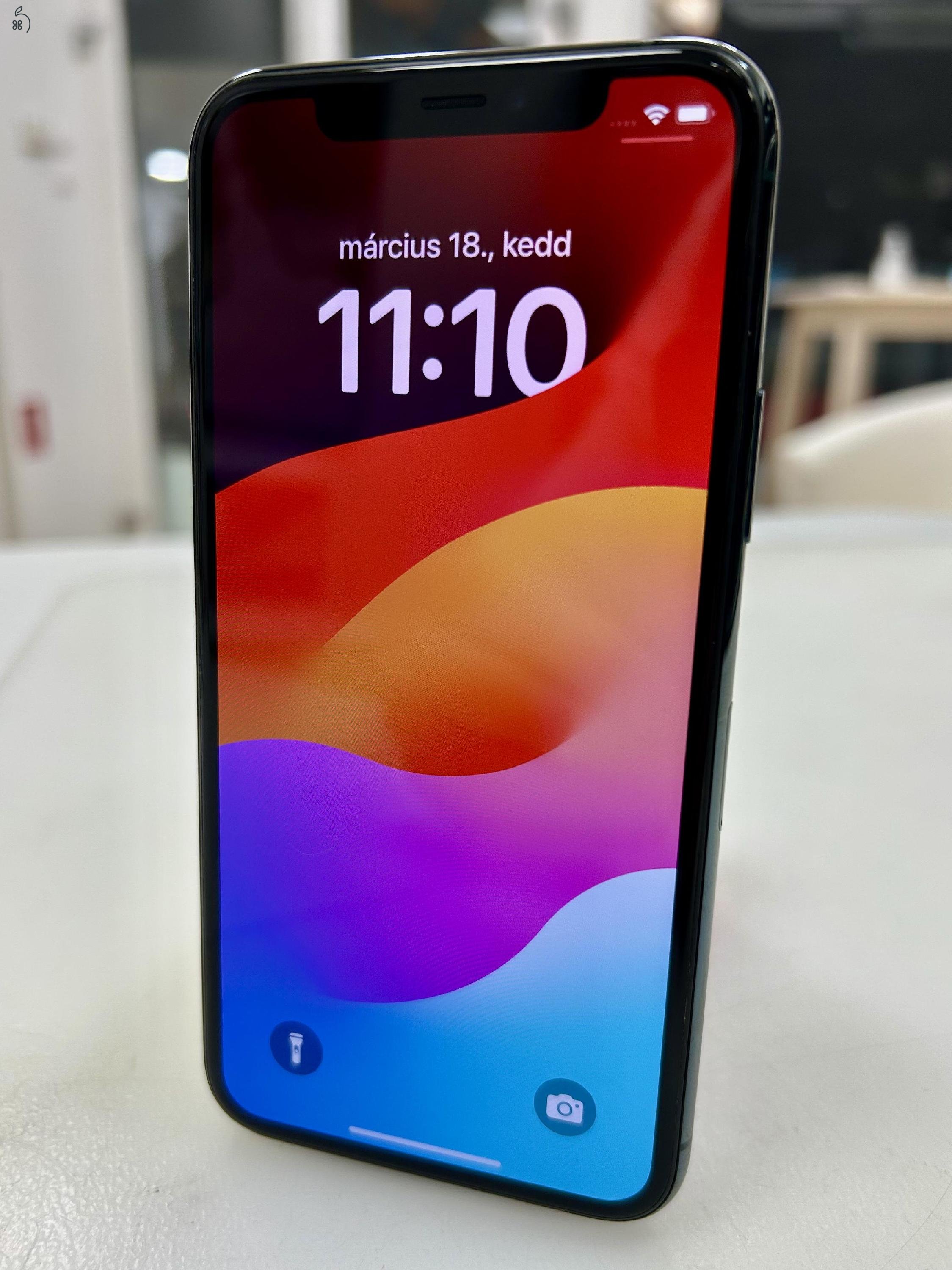iPhone 11 Pro 256GB Mid.Green Független Szép állapot 3 Hó Gar + Beszámítás! 