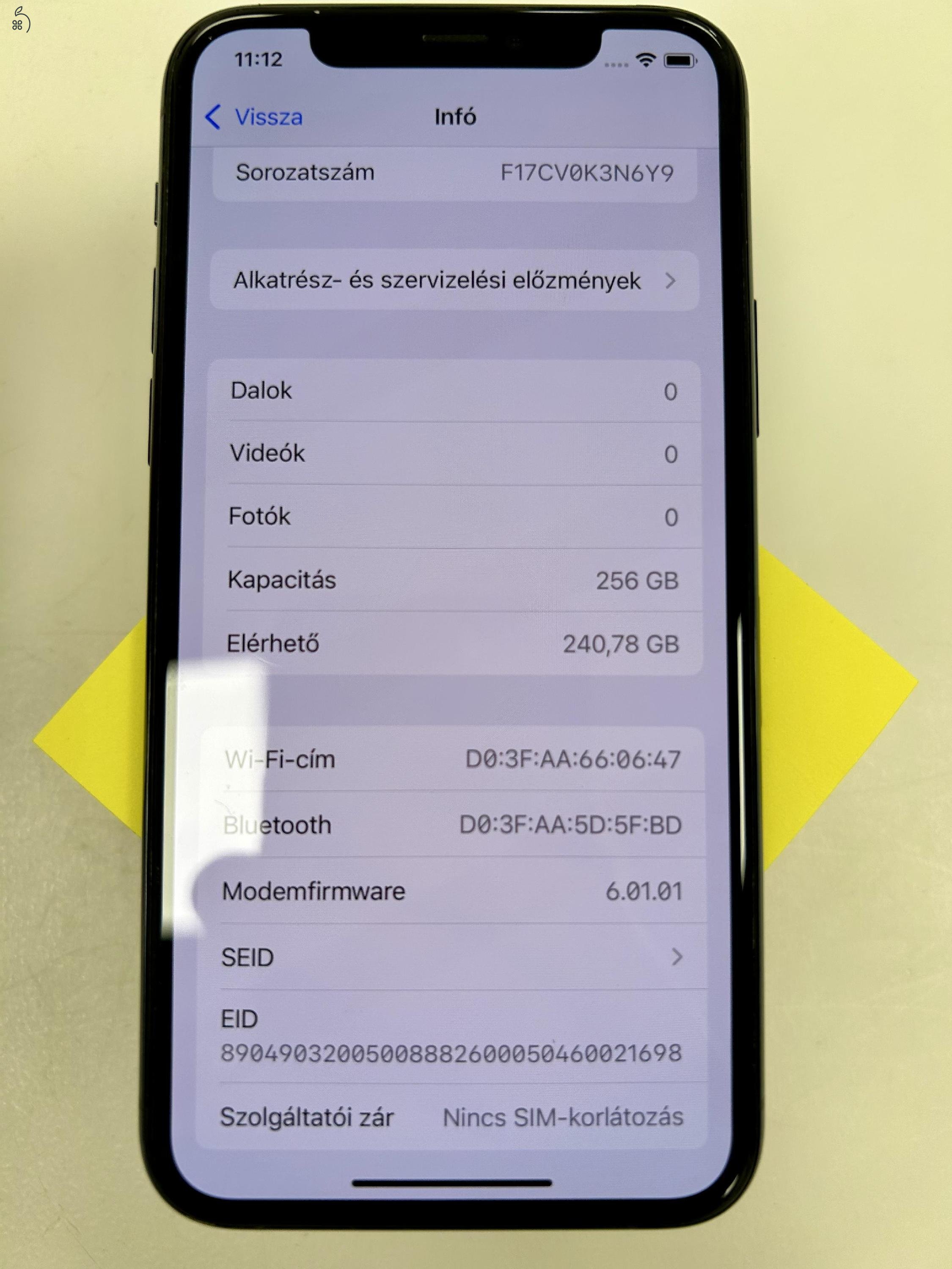 iPhone 11 Pro 256GB Mid.Green Független Szép állapot 3 Hó Gar + Beszámítás! 