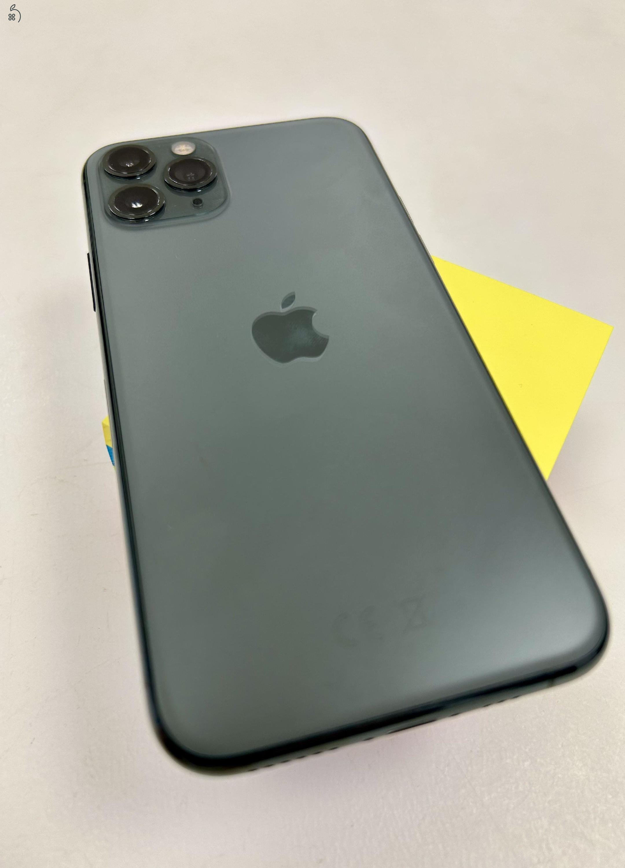 iPhone 11 Pro 256GB Mid.Green Független Szép állapot 3 Hó Gar + Beszámítás! 
