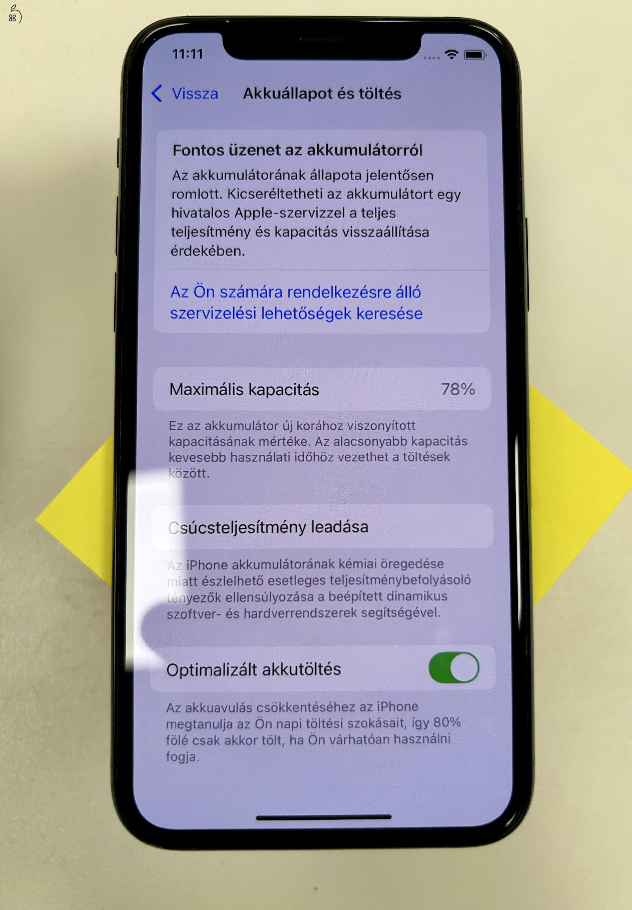 iPhone 11 Pro 256GB Mid.Green Független Szép állapot 3 Hó Gar + Beszámítás! 