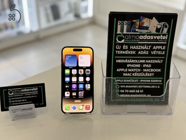 iPhone 14 Pro 128GB Független/1 hónap gar./Akku:86%/p4130/