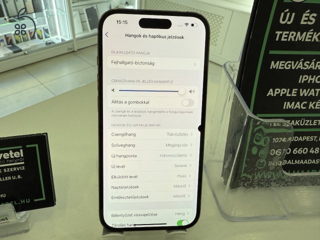 iPhone 14 Pro 128GB Független/1 hónap gar./Akku:86%/p4130/
