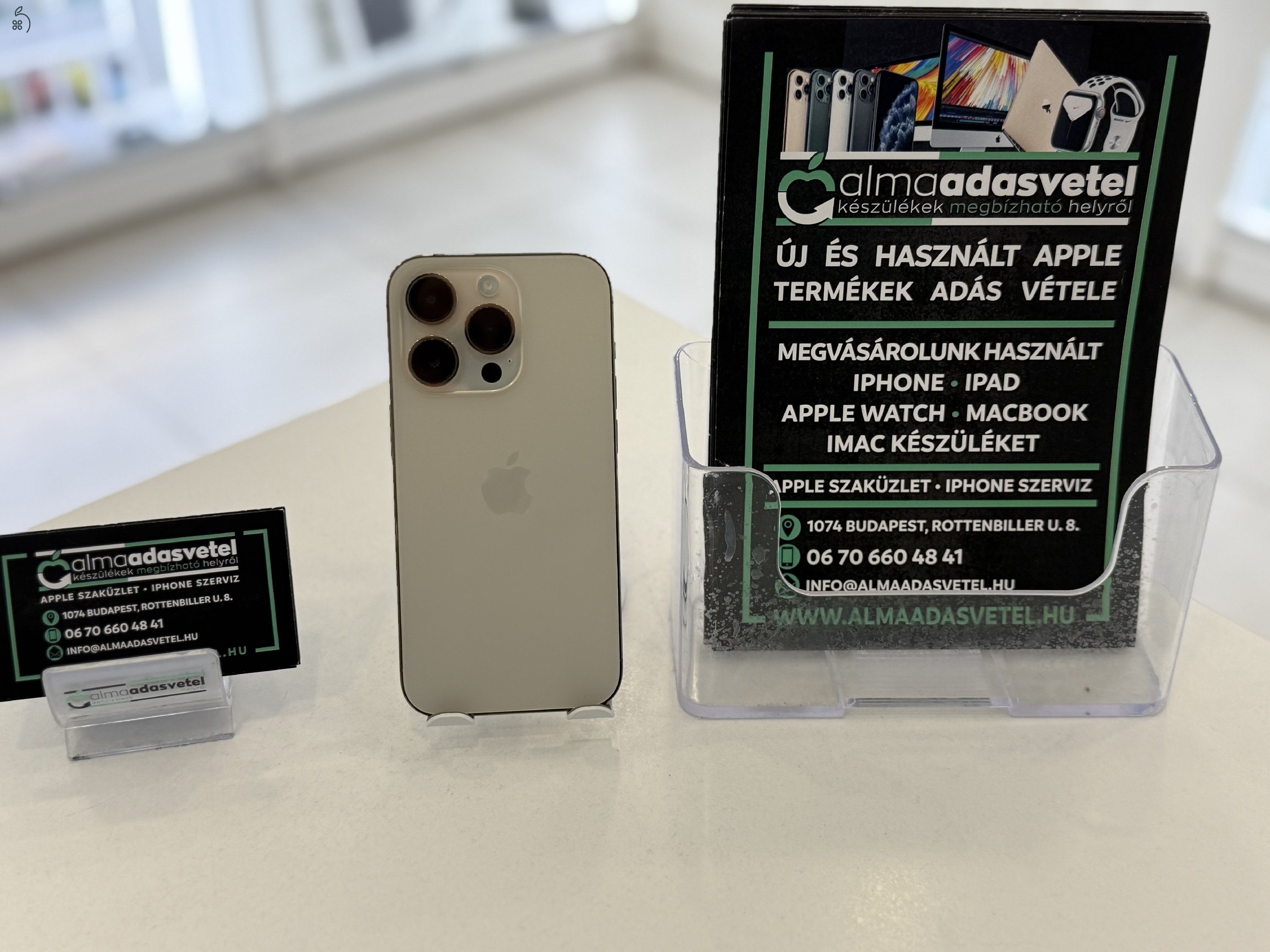 iPhone 14 Pro 128GB Független/1 hónap gar./Akku:86%/p4130/