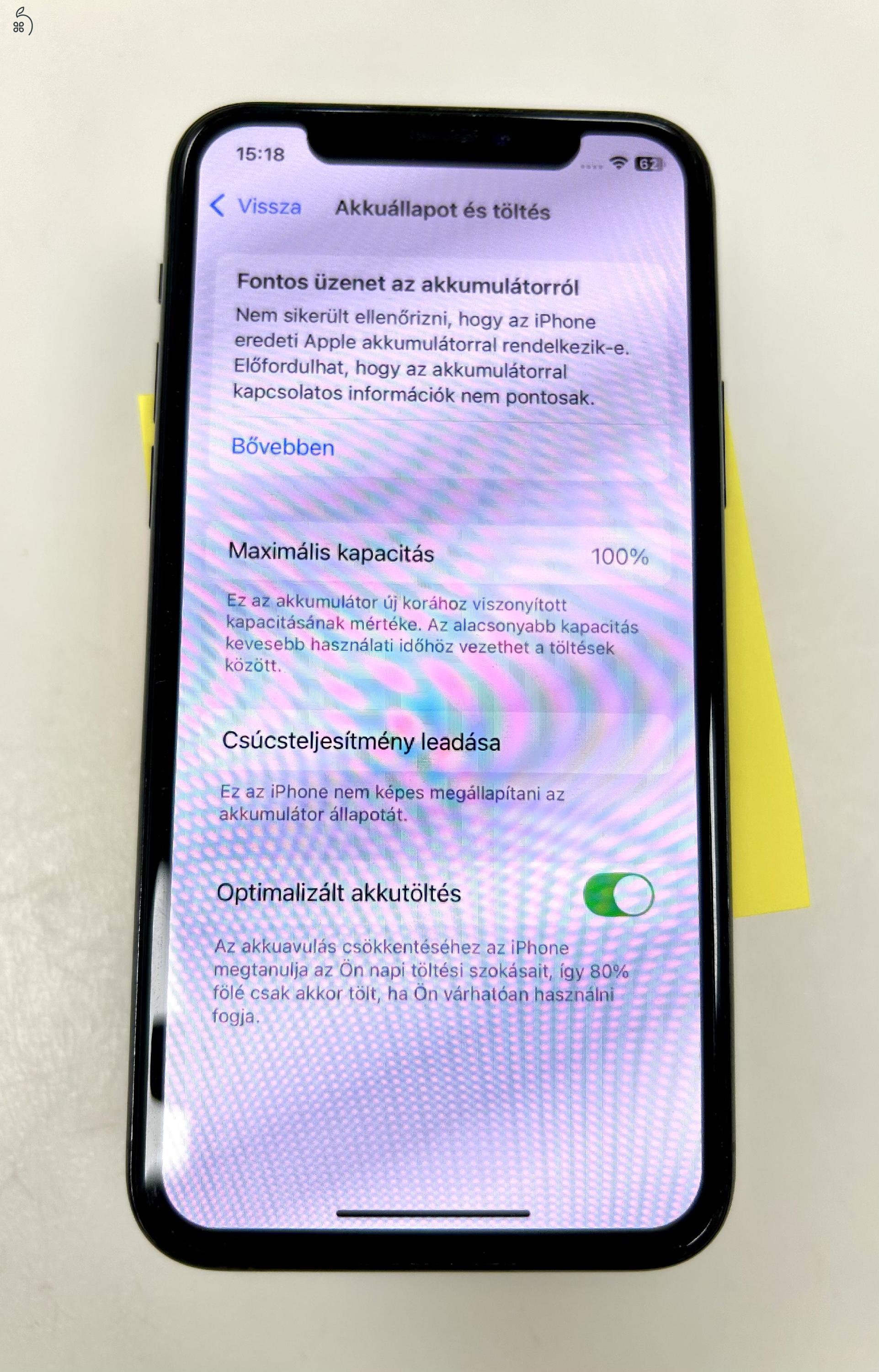 iPhone 11 Pro 64GB Mid.Green Új akku Új Kijelző 3 Hó Gar + Beszámítás! 