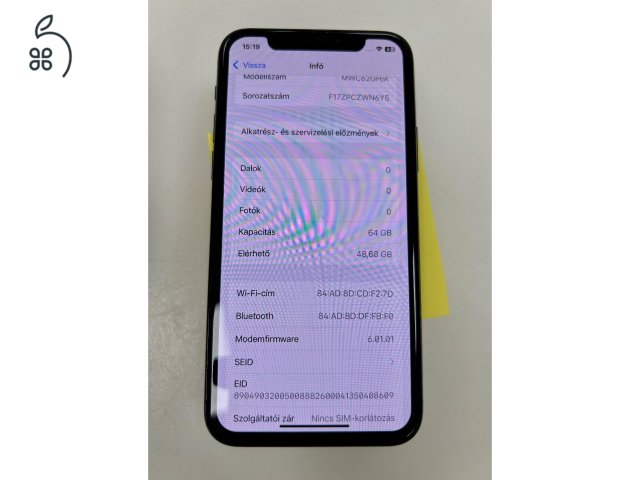 iPhone 11 Pro 64GB Mid.Green Új akku Új Kijelző 3 Hó Gar + Beszámítás! 