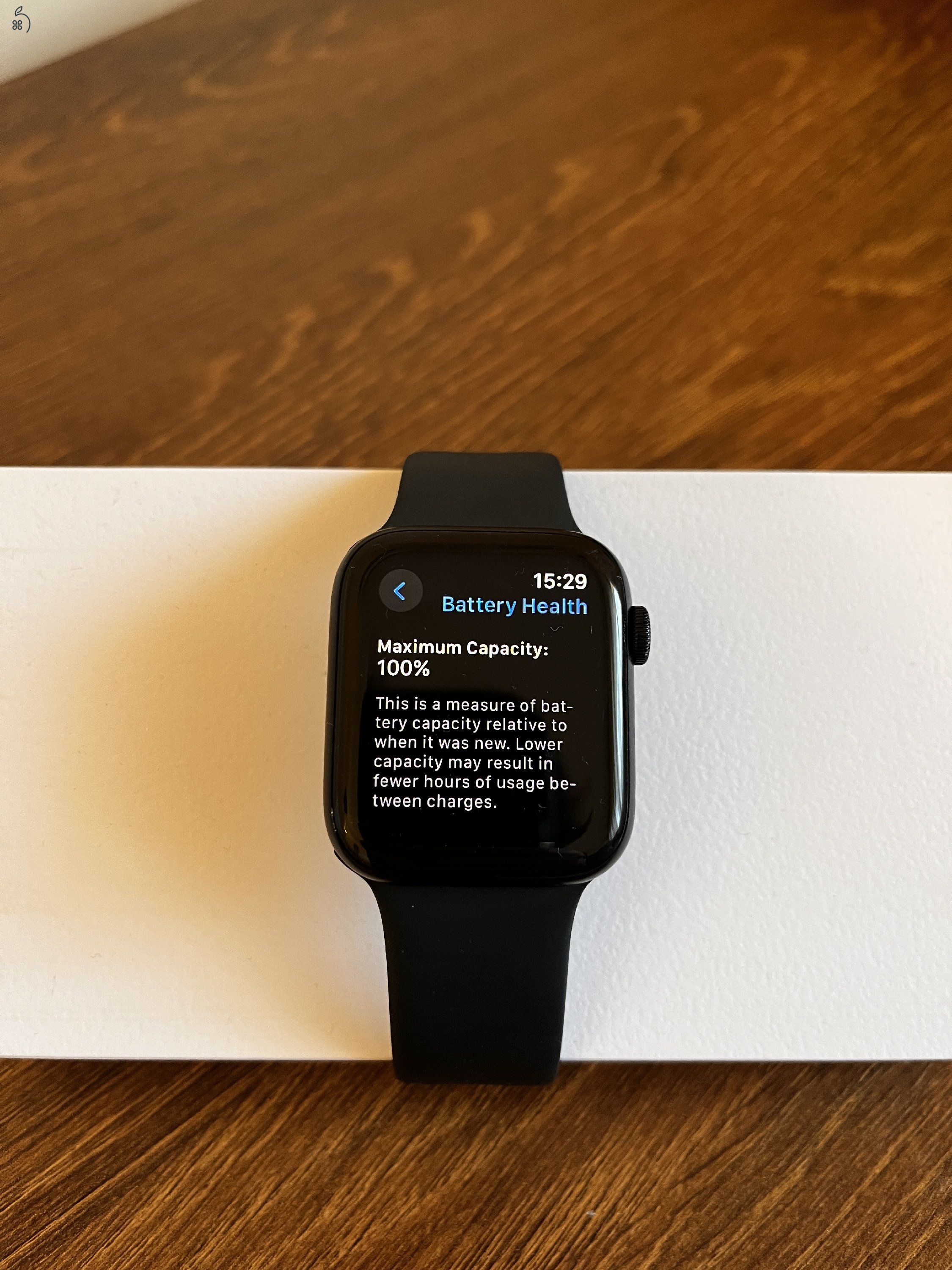 ELADÓ / APPLE WATCH SE 44MM 2. GEN / 100% AKKSI