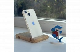 GYÖNYÖRŰ iPhone 13 mini 128GB Starlight -1 ÉV GARANCIA, Kártyafüggetlen, 100% Akkumulátor, MC99