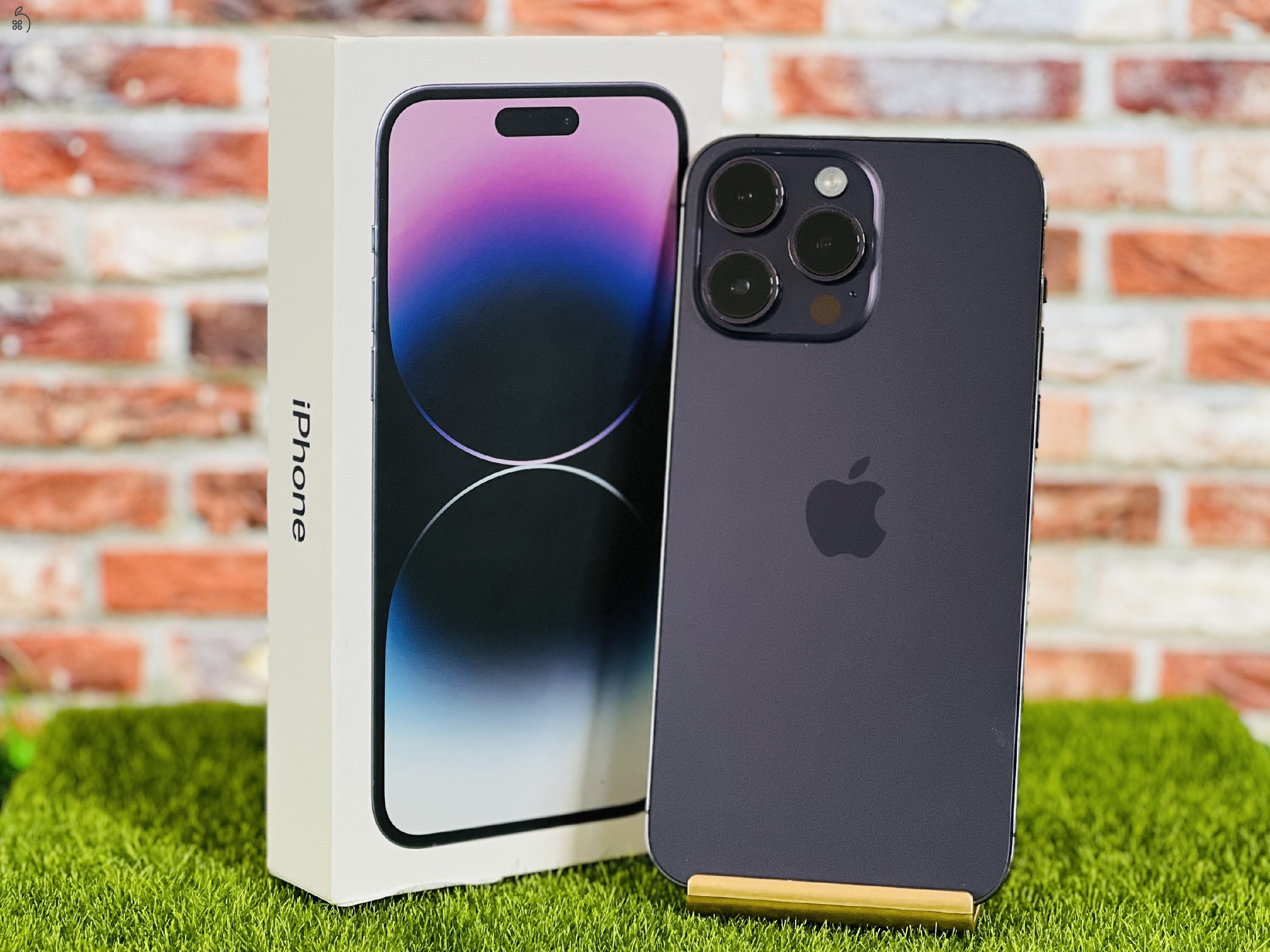 Eladó Apple iPhone 14 Pro Max Deep Purple 128gb HIBÁTLAN -100% akku 