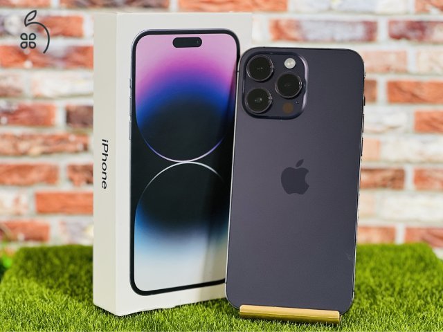 Eladó Apple iPhone 14 Pro Max Deep Purple 128gb HIBÁTLAN -100% akku 