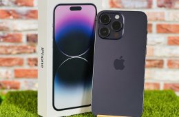 Eladó Apple iPhone 14 Pro Max Deep Purple 128gb HIBÁTLAN -100% akku 