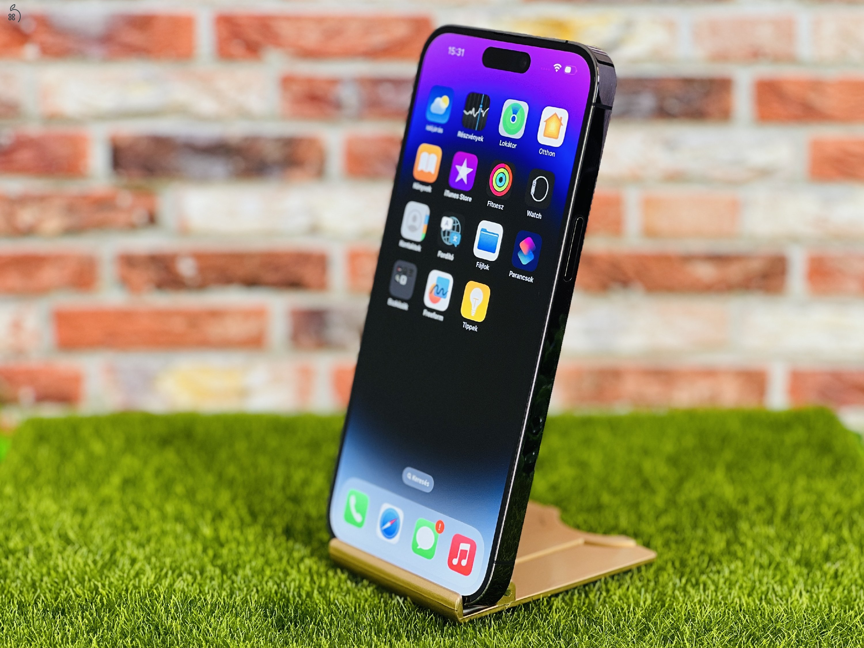 Eladó Apple iPhone 14 Pro Max Deep Purple 128gb HIBÁTLAN -100% akku 