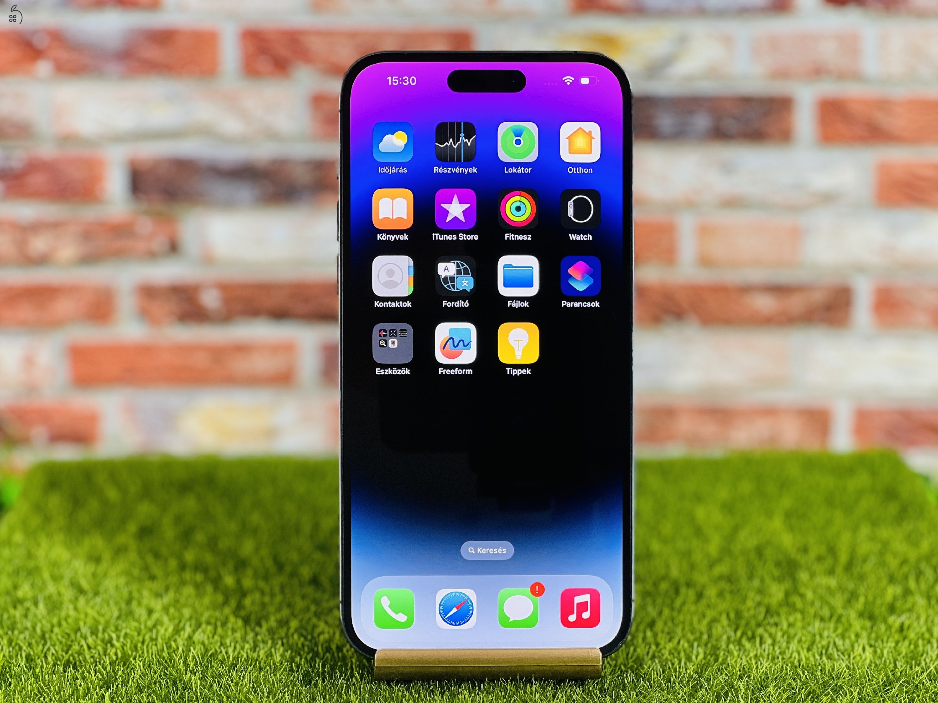 Eladó Apple iPhone 14 Pro Max Deep Purple 128gb HIBÁTLAN -100% akku 