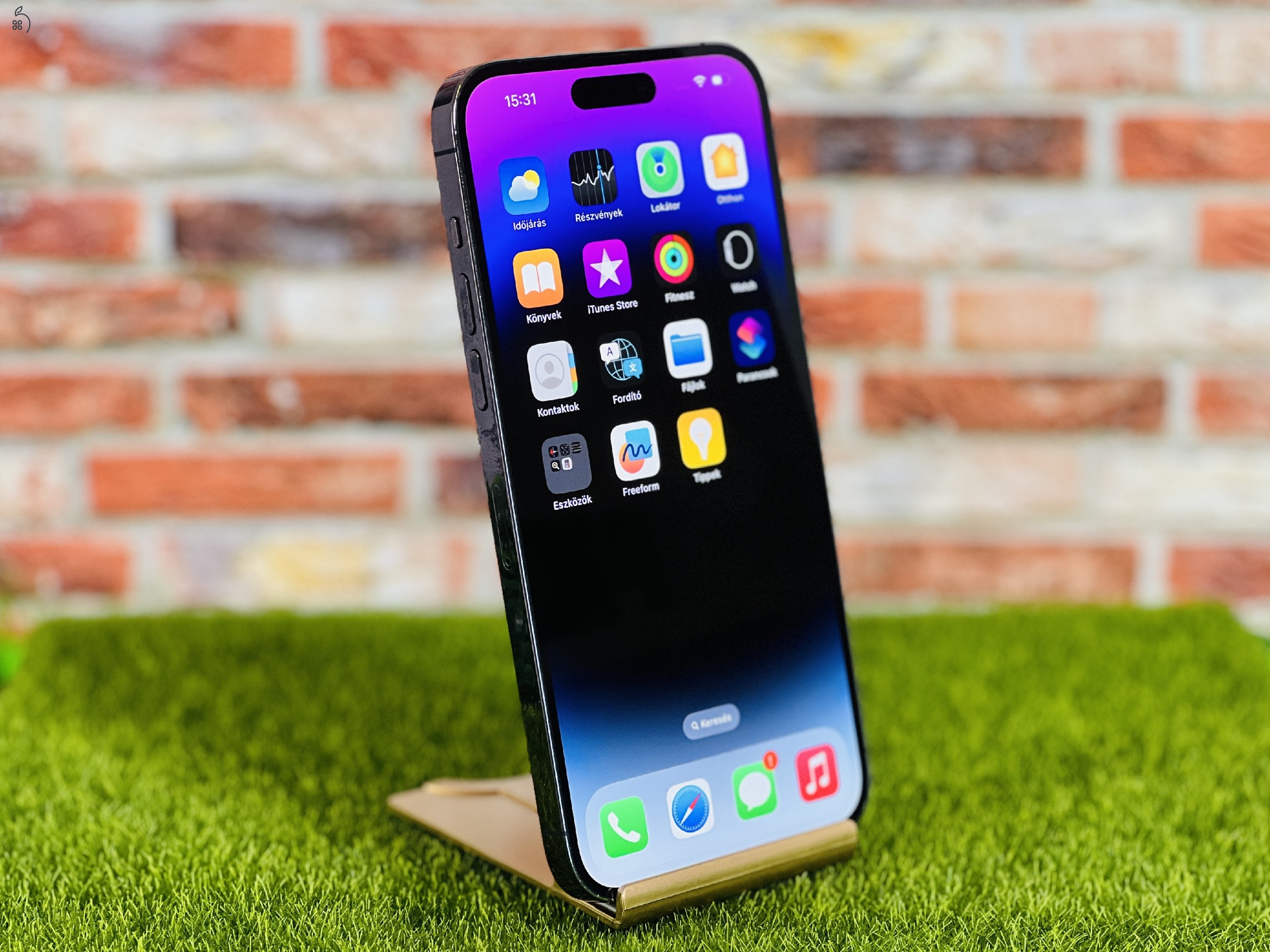 Eladó Apple iPhone 14 Pro Max Deep Purple 128gb HIBÁTLAN -100% akku 