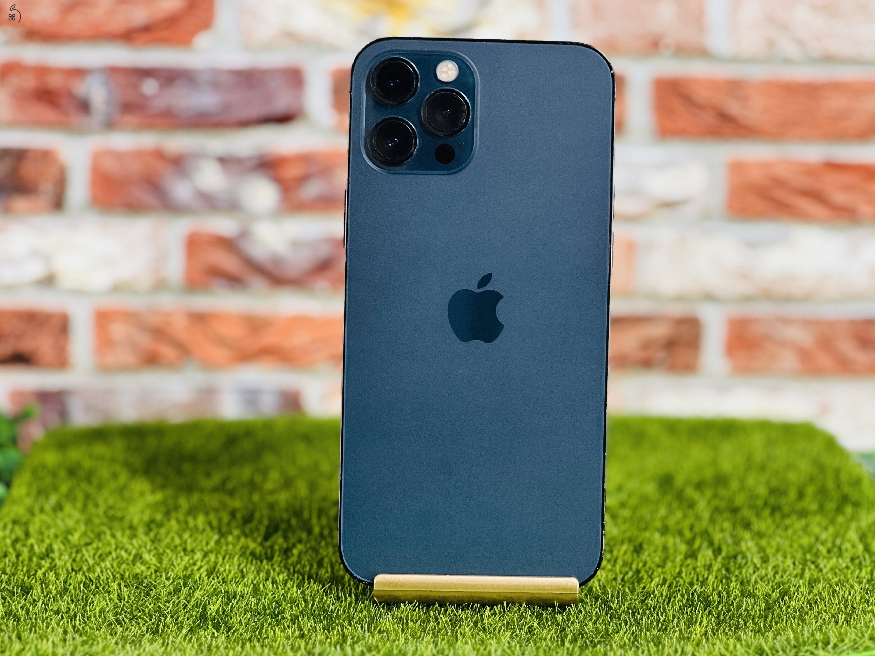 Eladó Apple iPhone 12 Pro Max Pacific Blue 128gb nagyon szép állapotban -100% akku 