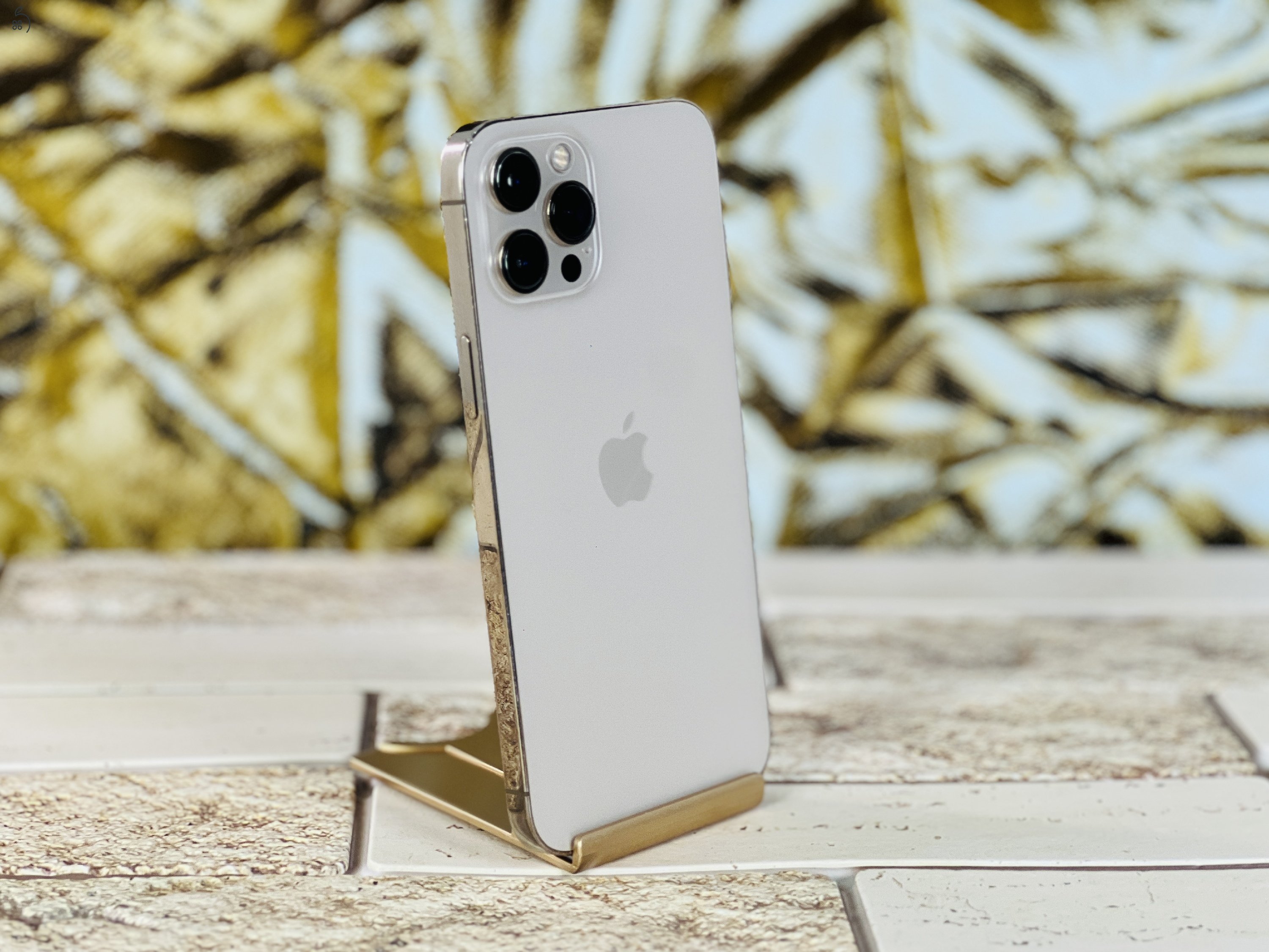 Eladó Apple iPhone 12 Pro Max  Gold 256gb nagyon szép állapotban -100% akku 