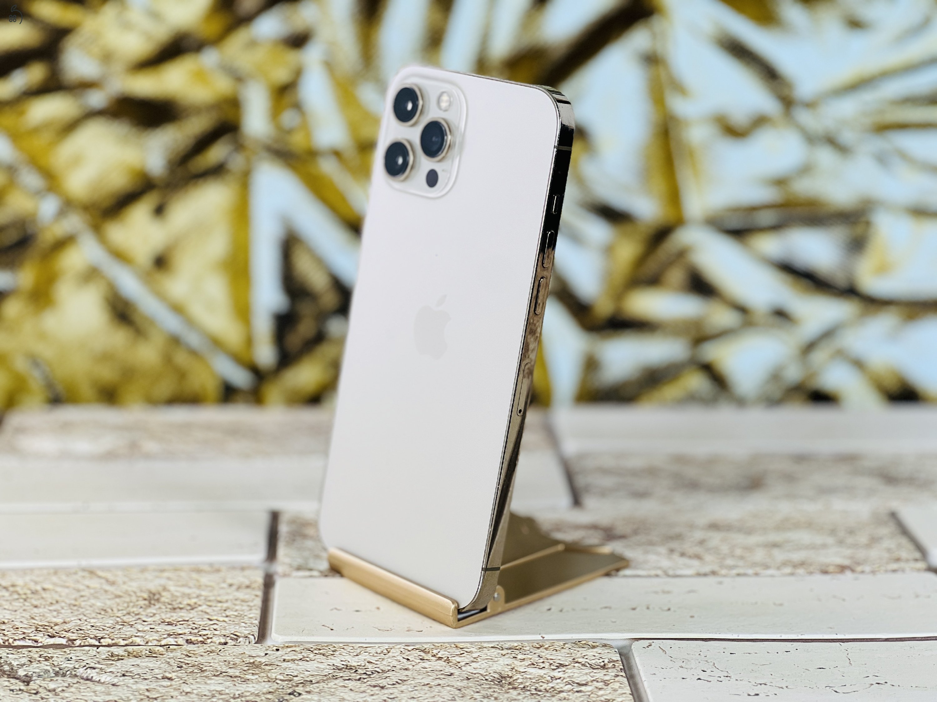 Eladó Apple iPhone 12 Pro Max  Gold 256gb nagyon szép állapotban -100% akku 