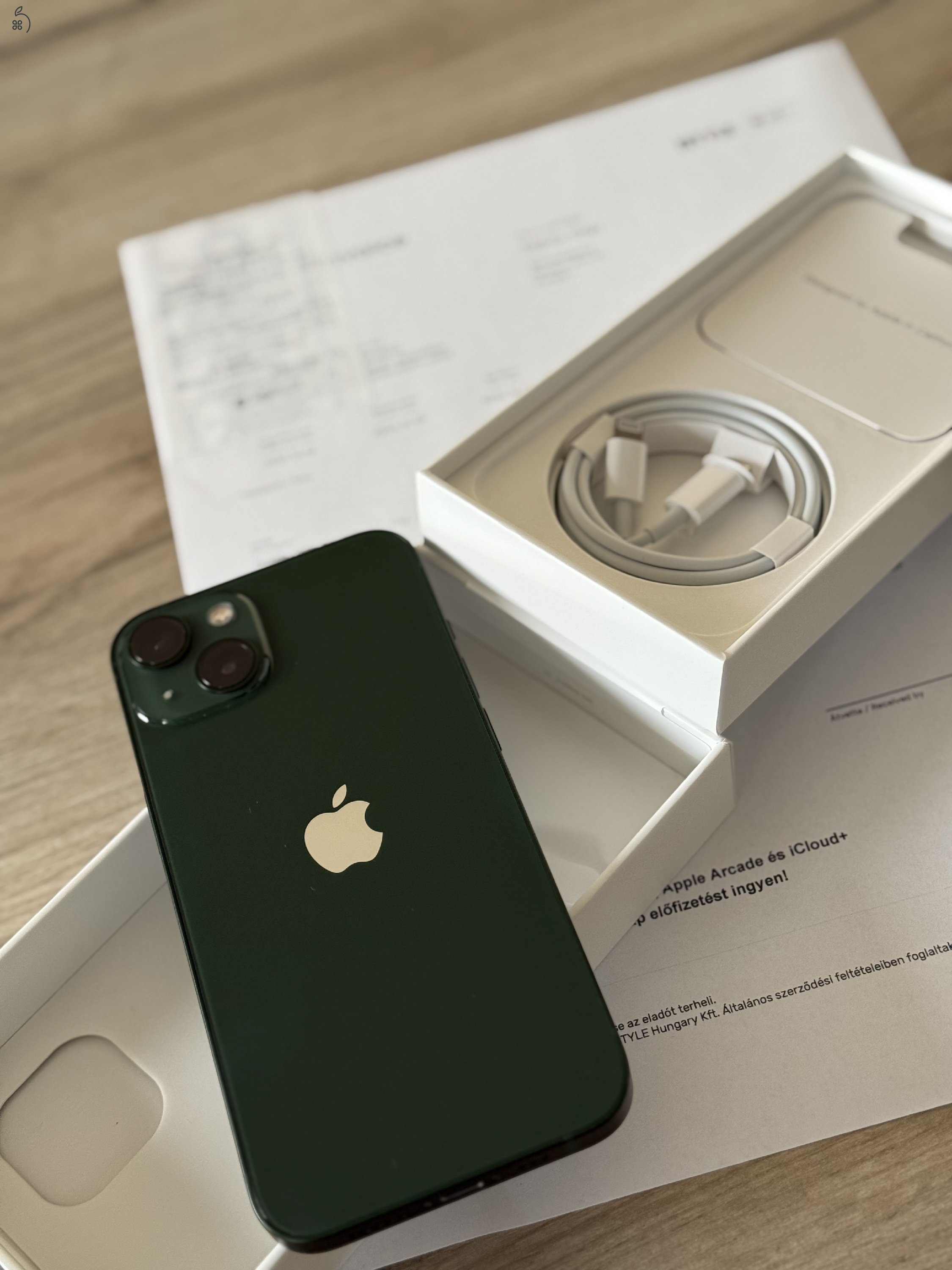 Szinte Új!iStyle 3 hónapos iphone 13 alpine green 128 GB 2 év garancia