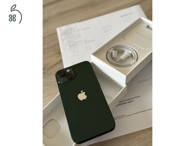Szinte Új!iStyle 3 hónapos iphone 13 alpine green 128 GB 2 év garancia
