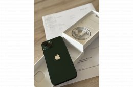 Szinte Új!iStyle 3 hónapos iphone 13 alpine green 128 GB 2 év garancia