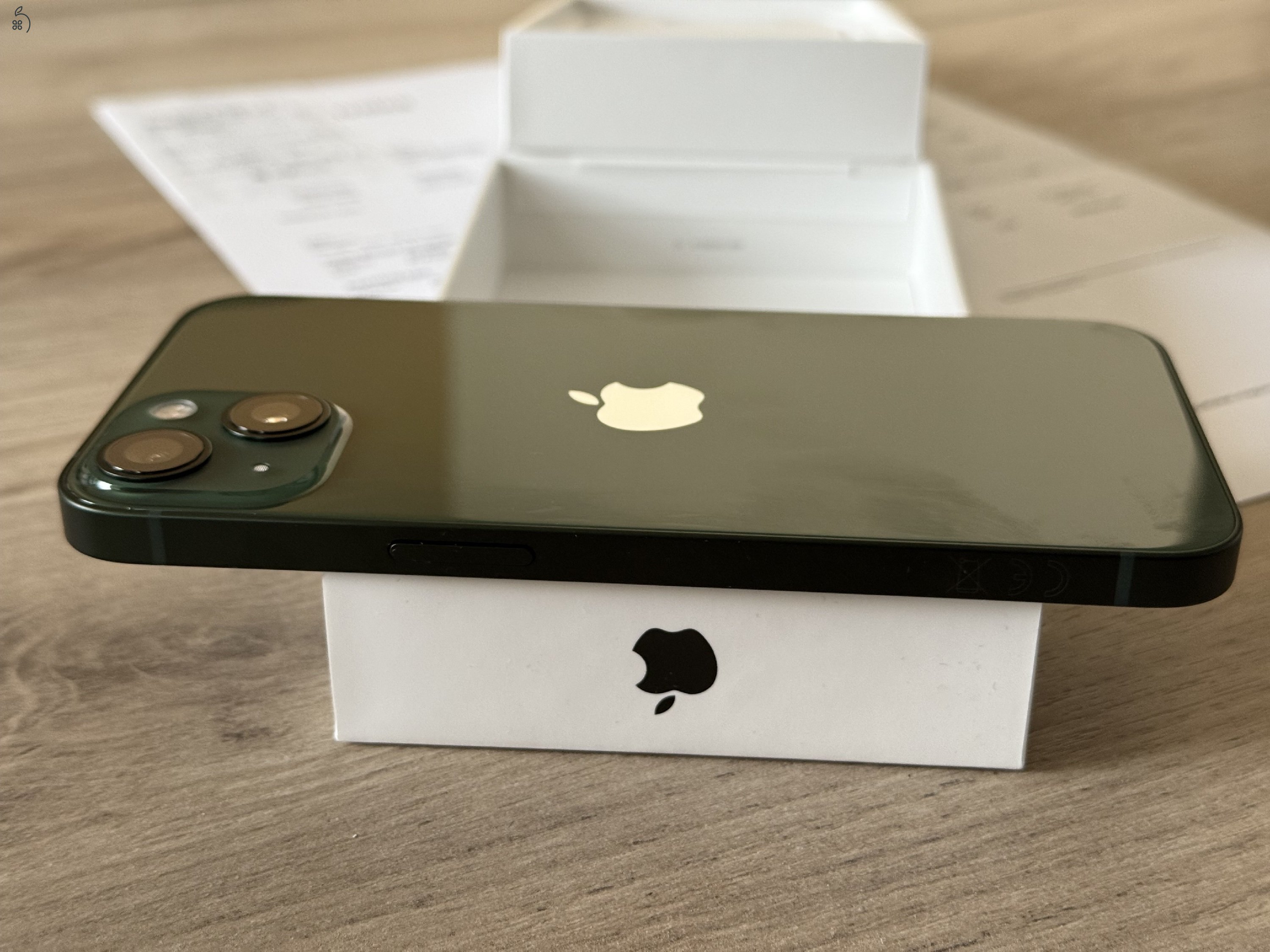 Szinte Új!iStyle 3 hónapos iphone 13 alpine green 128 GB 2 év garancia