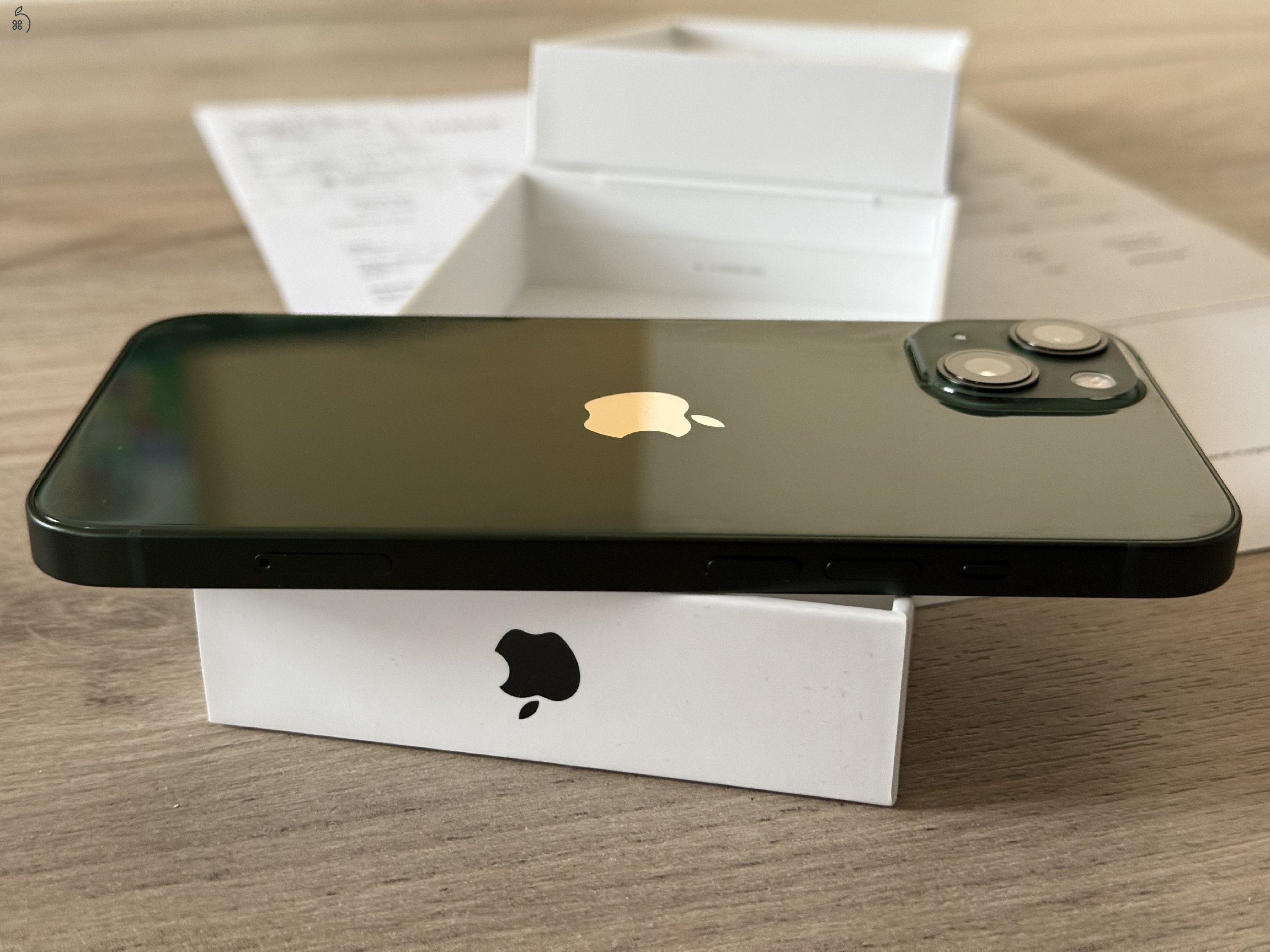 Szinte Új!iStyle 3 hónapos iphone 13 alpine green 128 GB 2 év garancia