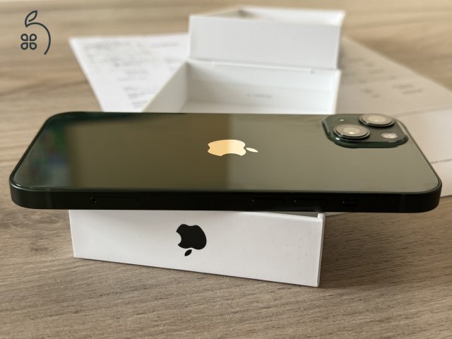 Szinte Új!iStyle 3 hónapos iphone 13 alpine green 128 GB 2 év garancia