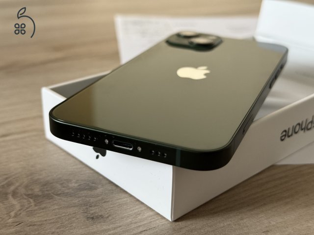 Szinte Új!iStyle 3 hónapos iphone 13 alpine green 128 GB 2 év garancia