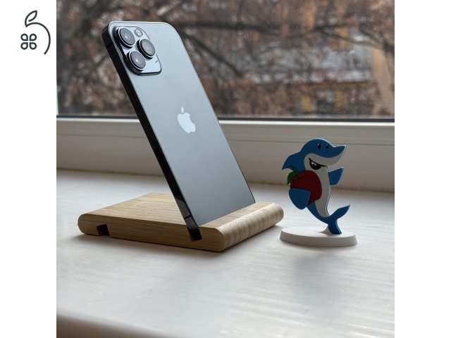 GYÖNYÖRŰ iPhone 13 Pro Max 128GB Graphite - 1 ÉV Garancia , Kártyafüggetlen,100% Akkumulátor, CZ330