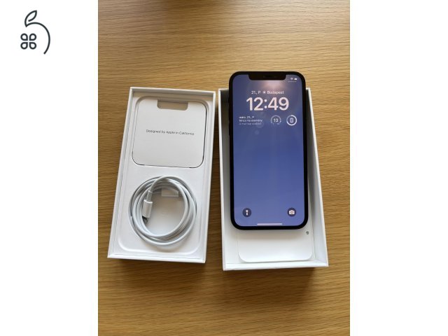 Eladó iPhone 12 64GB fekete + Apple Magsafe tok, Akku: 90%