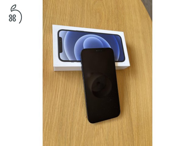 Eladó iPhone 12 64GB fekete + Apple Magsafe tok, Akku: 90%